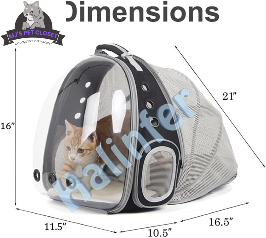 Cat Bubble Backpack with Fan – Fits Cats up to 12 lbs