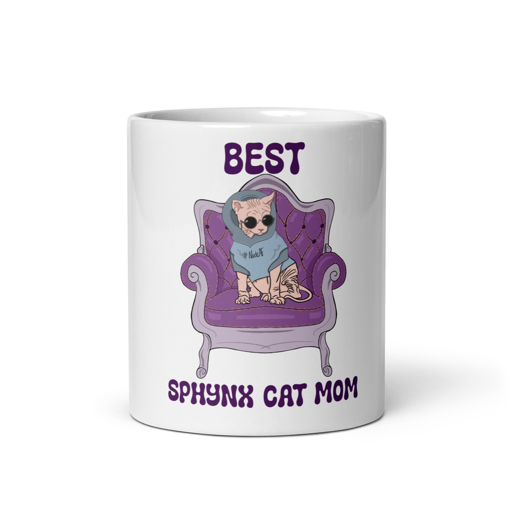 "BEST SPHYNX CAT MOM" COFFEE MUG