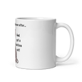 "DITCHED PRINCE CHARMING & GOT A SPHYNX" MUG
