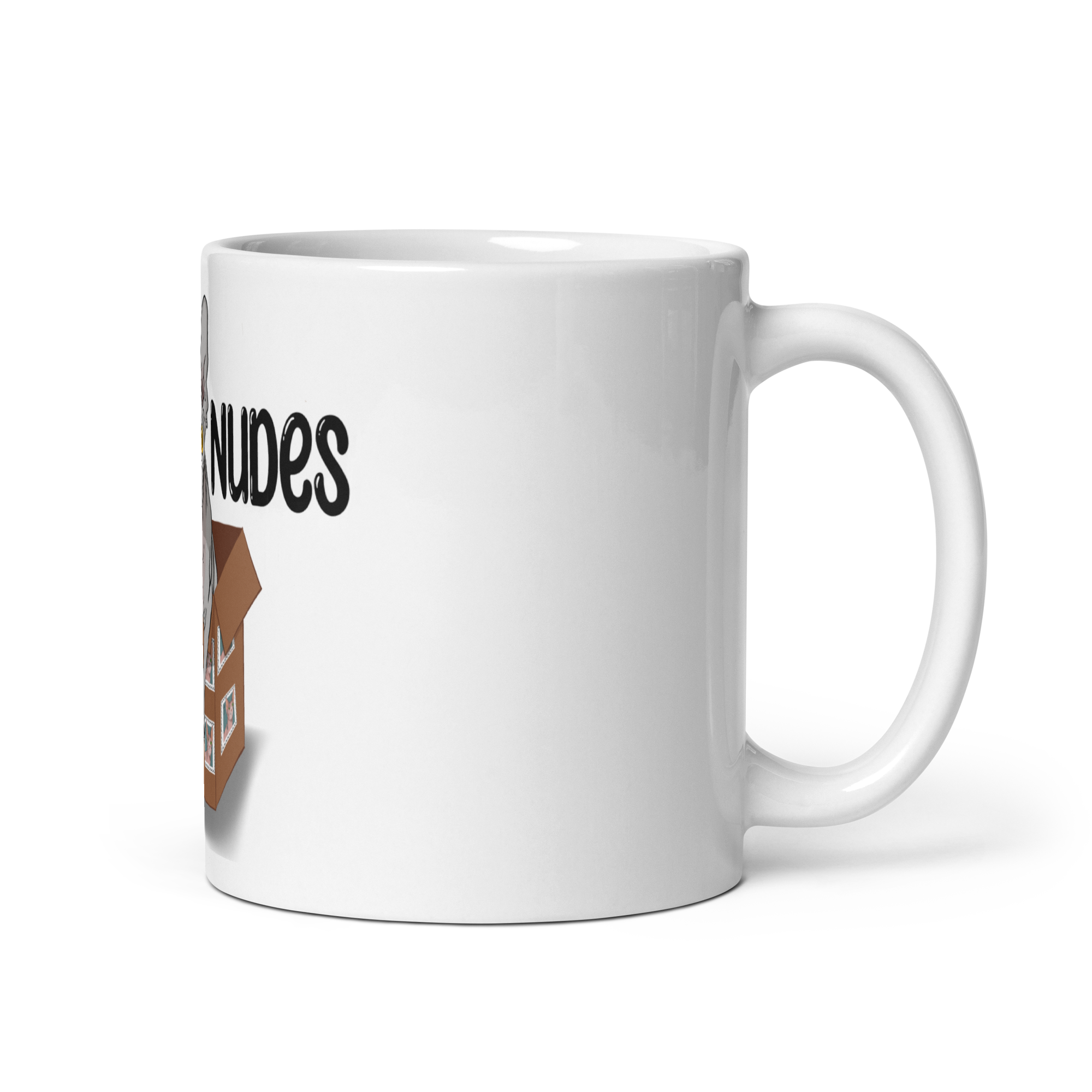 "SEND NUDES" SPHYNX COFFEE MUG