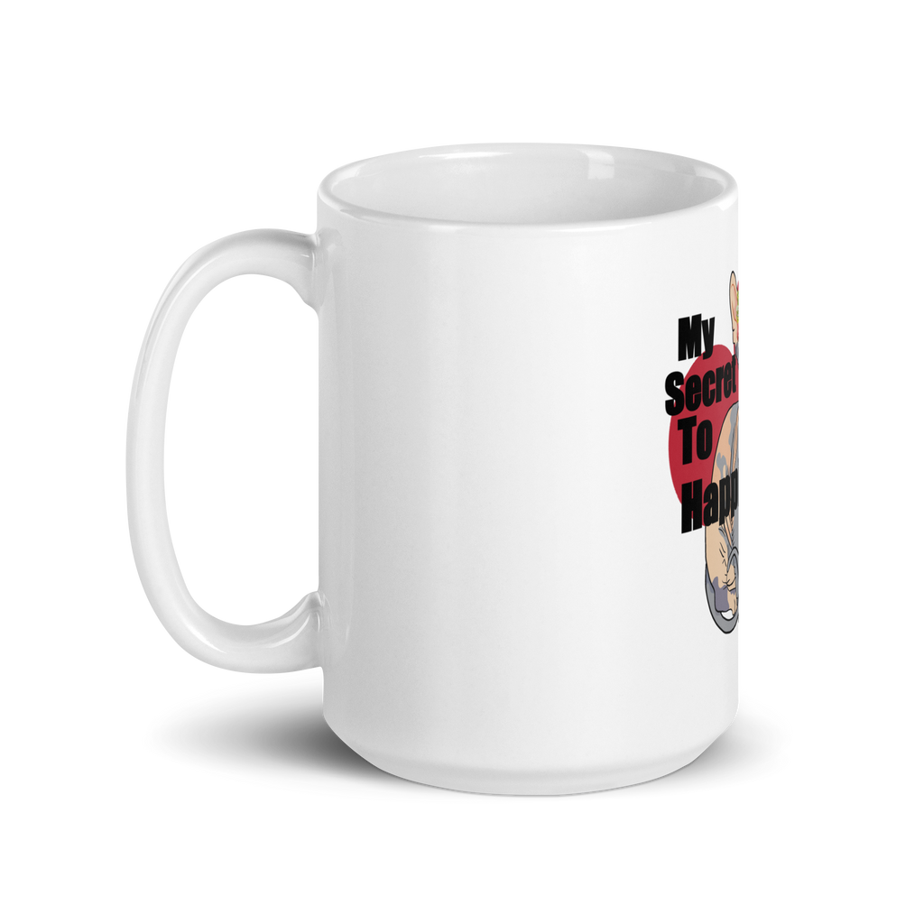 "MY SECRET TO HAPPINESS" COFFEE MUG