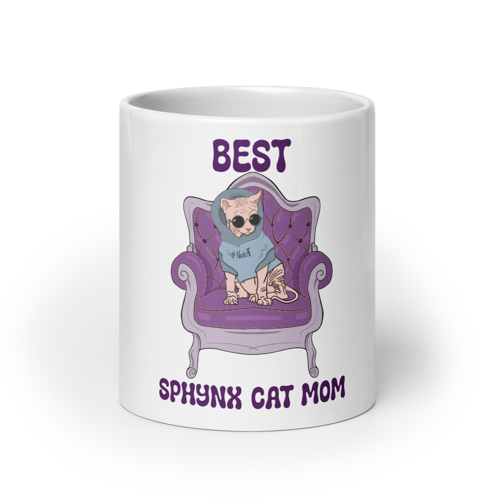 "BEST SPHYNX CAT MOM" COFFEE MUG