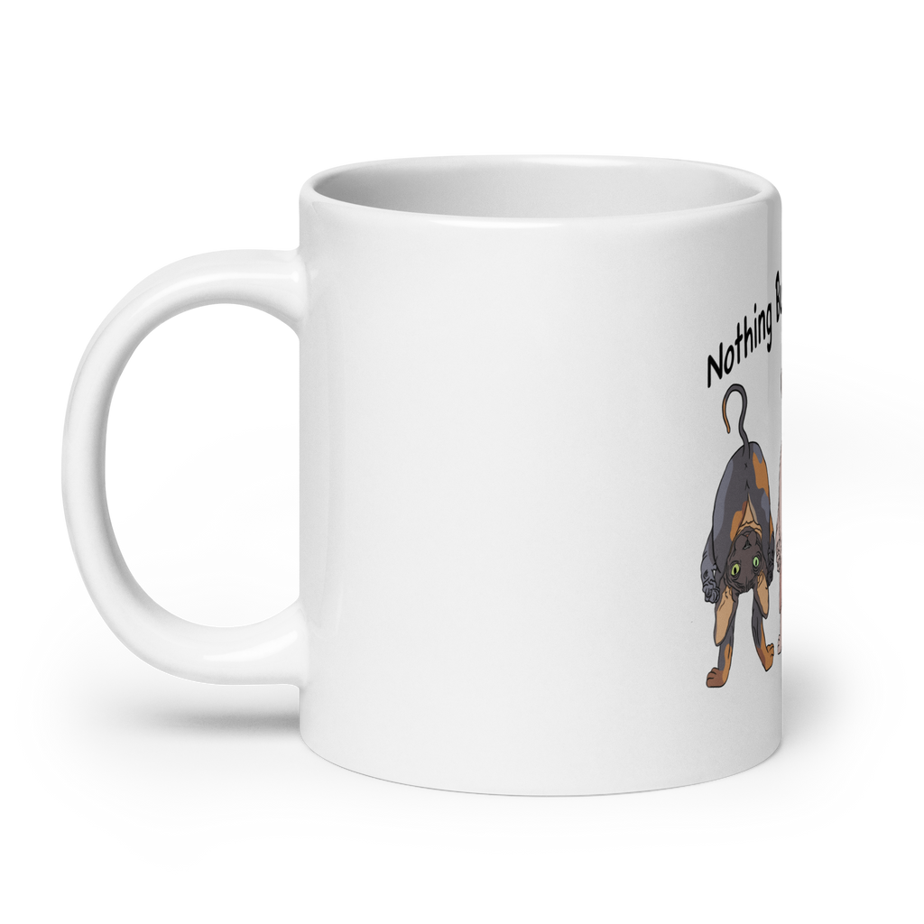 "NOTHING BUTT SPHYNX CATS" COFFEE MUG