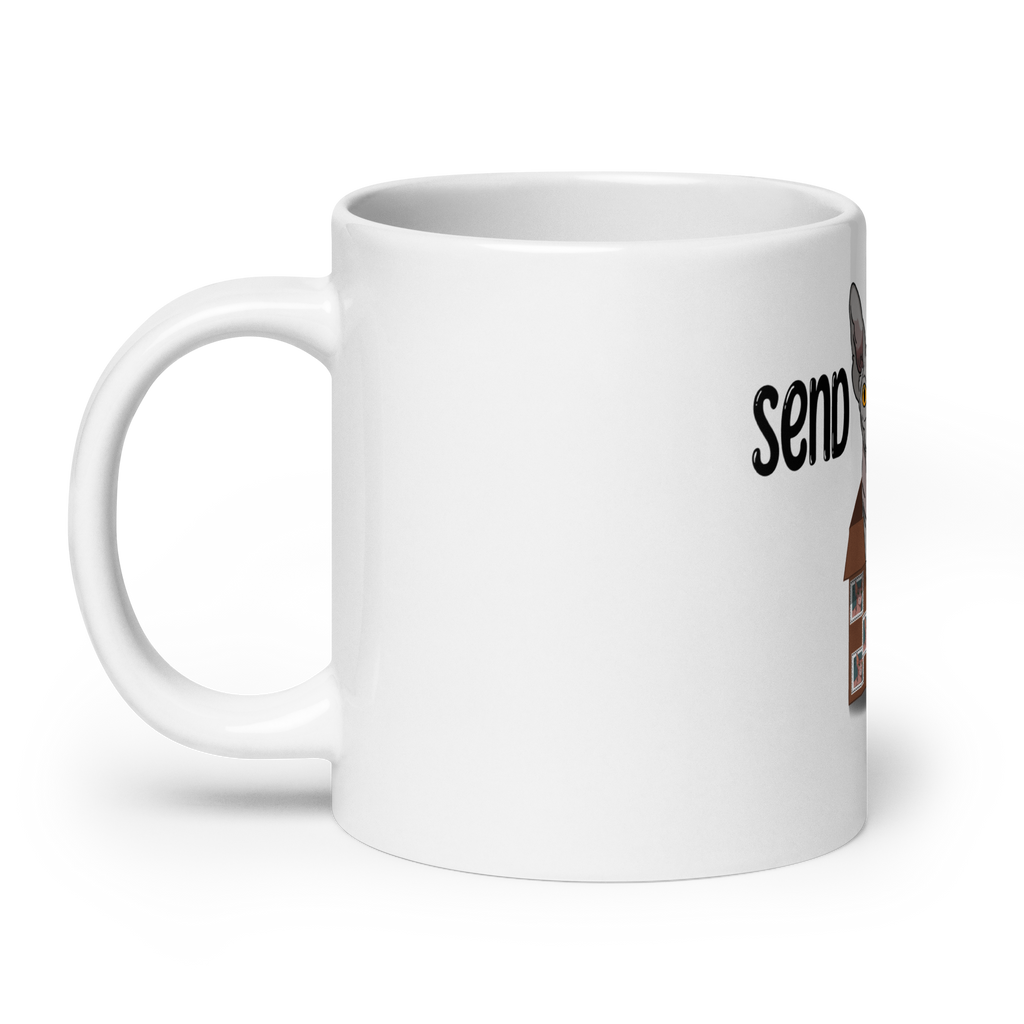 "SEND NUDES" SPHYNX COFFEE MUG