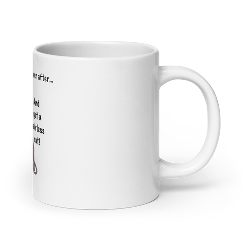"DITCHED PRINCE CHARMING & GOT A SPHYNX" MUG