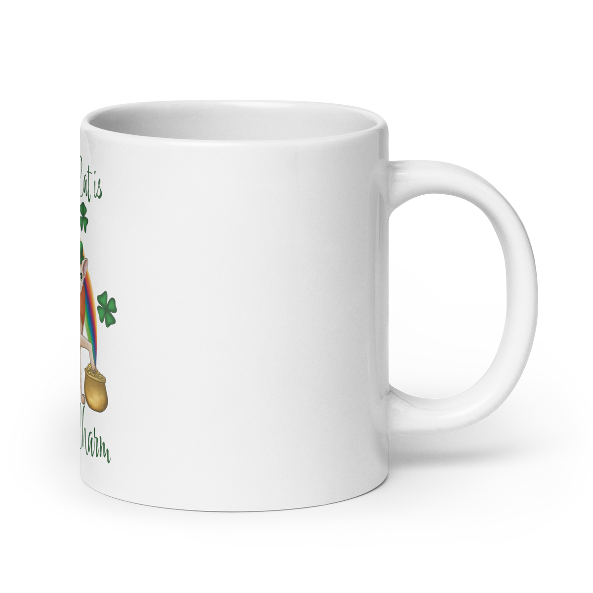 "MY SPHYNX IS MY LUCKY CHARM" COFFEE MUG