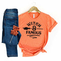 Witch & Famous Halloween Tshirt, Funny halloween shirt, Funny Witch Halloween T-shirt