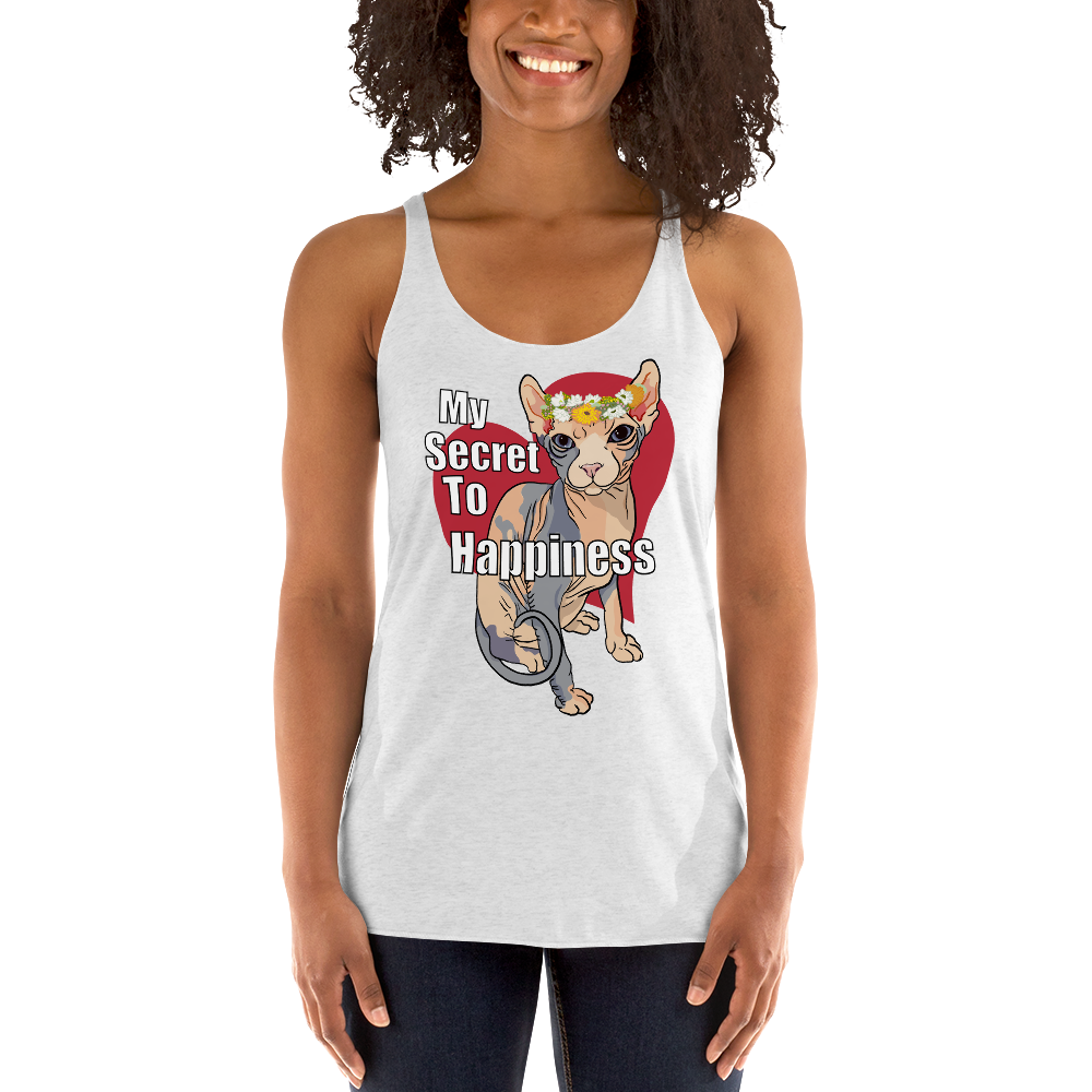 "MY SECRET TO HAPPINESS" TANK