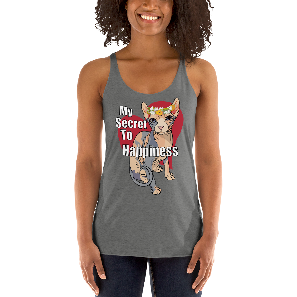 "MY SECRET TO HAPPINESS" TANK