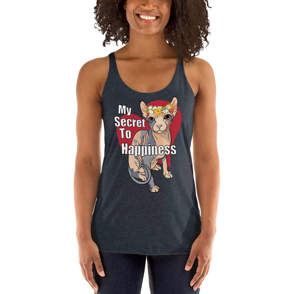 "MY SECRET TO HAPPINESS" TANK